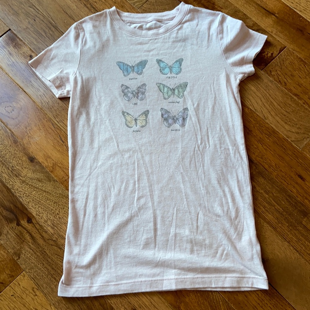 Light pink Butterfly Tee